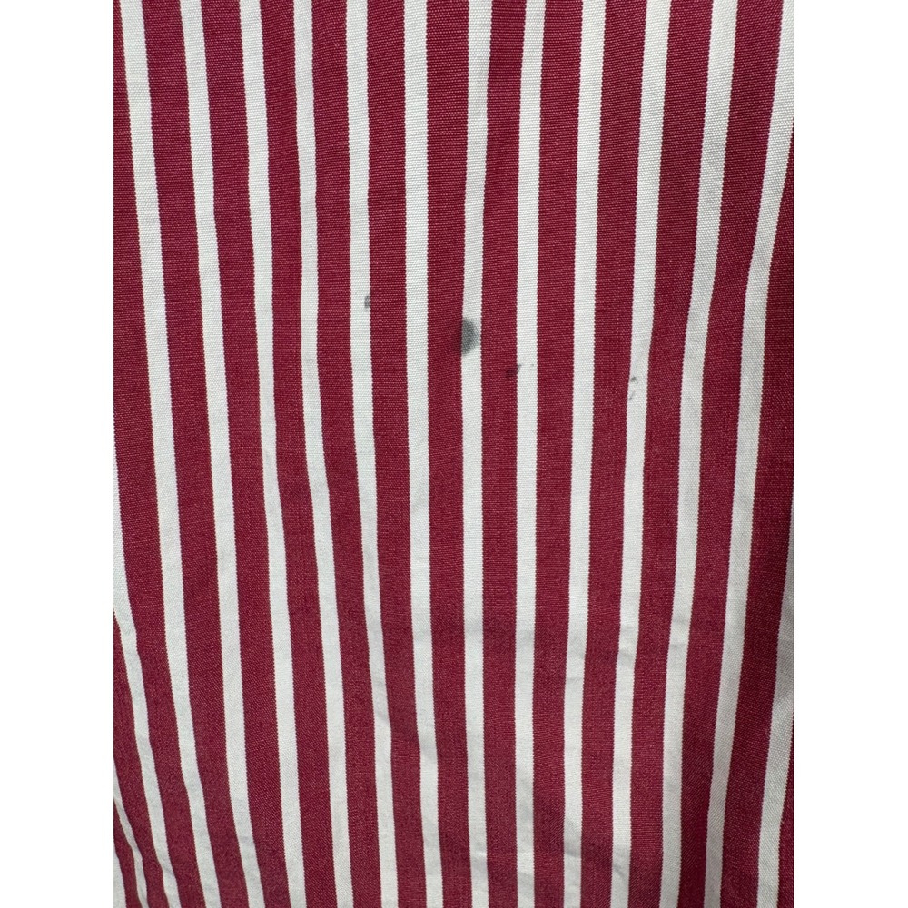 Vintage Ralph Lauren Striped Button Down Shirt XL Red White Classic Fit Cotton - Picture 3 of 13